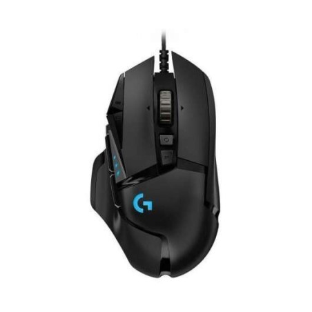 Souris USB Logitech G502 Hero 16000dpi - 10 boutons programmables - Eclairage LED - Utilisation droitier - Câble 210m
