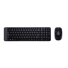 Logitech MK220 Pack Clavier Sans Fil K220  Souris M150 3 Boutons - Utilisation Ambidextre - Coloris Noir