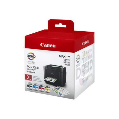 Canon PGI 2500XL Pack de 4 cartouches d'encre originales - 9254B0049254B010