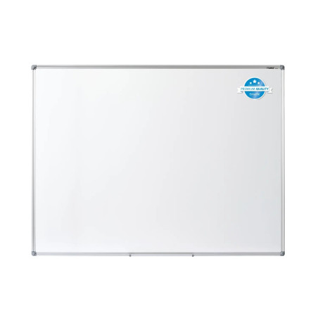 Dahle Professional Board Tableau blanc émaillé magnétique 900 x 600 mm - Cadre en aluminium - Plateau marqueur