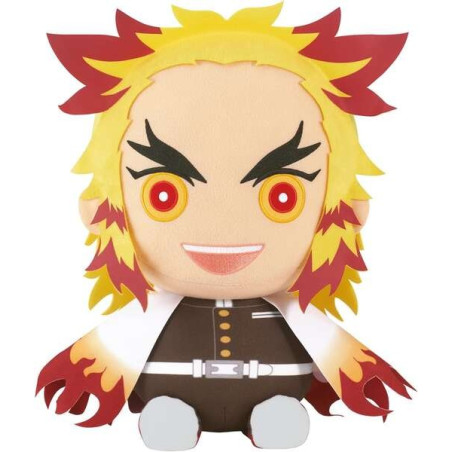 Banpresto Demon Slayer Kimetsu No Yaiba Kyojuro Rengoku - Grande Peluche - Hauteur 32cm env.