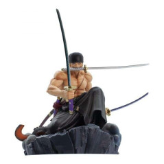 Banpresto One Piece Dioramatic Roronoa Zoro - Figurine de collection - Hauteur 15cm env. - Fabriqué en PVC et ABS