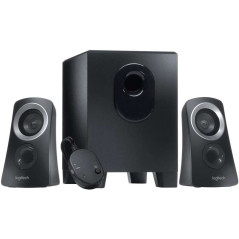Système d'enceintes Logitech Z313 21 50W - Caisson de basses 15W - Entrée Jack 35 mm - Couleur Noir