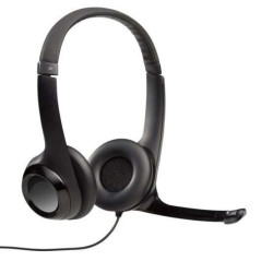 Casque Logitech H390 avec Microphone USB Pliable - Arceau Ajustable - Oreillettes Rembourrées - Commandes Filaires