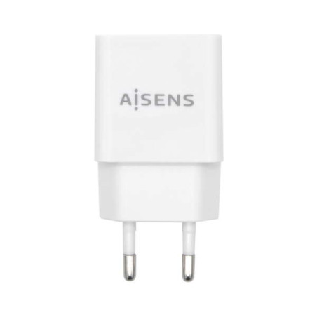 Aisens Chargeur USB 10W Haute Efficacité - 5V2A - Couleur Blanc