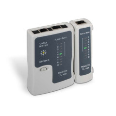 Aisens Testeur pour Câble RJ11/RJ12/RJ45 - Couleur Grise
