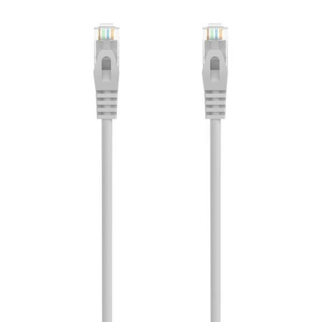 Aisens Câble réseau Cordon de brassage RJ45 LSZH CAT.6A 500 MHz UTP AWG24 - 1,5 M - Couleur grise