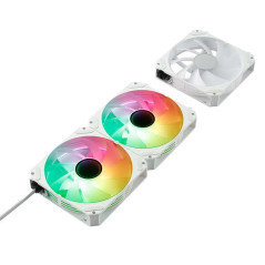 Abysm Gaming Arclight 20 ARGB White Pack de 3 ventilateurs 120 mm avec éclairage ARGB - Vitesse max 1500 trmin