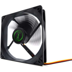 Ventilateur Tacens Anima AF12 120 mm - Boîtier et pales noirs - Vitesse max 1200 trmin