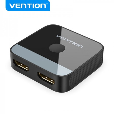 Vention SwitchSplitter HDMI Femelle vers 2x HDMI Femelle 4K Bidirectionnel - Couleur Noir