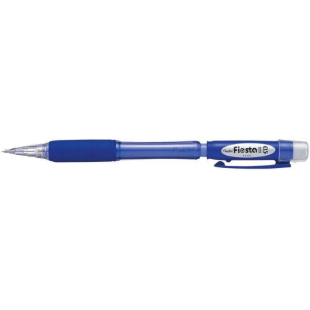Pack de 12 - Pentel Fiesta II Porte-mine HB 05 mm avec caoutchouc  Comprend 2 recharges  Poignée en caoutchouc  Design