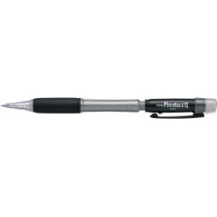 Pack de 12 - Pentel Fiesta II Porte-mine HB 07 mm avec caoutchouc  Comprend 2 recharges  Poignée en caoutchouc  Design