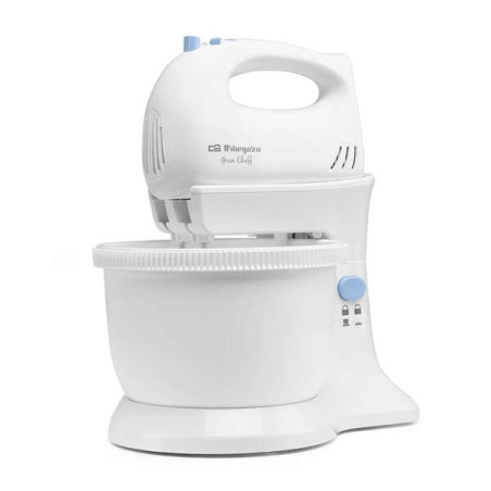 Mixeur Multifonction Orbegozo BA 4400 - Puissant et Polyvalent - Idéal pour le Pain Fait Maison - 5 Vitesses et Fonction Turbo