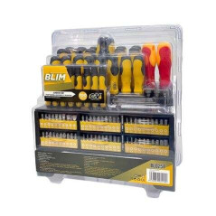 Jeu de tournevis et d'embouts Blim, 100 pièces