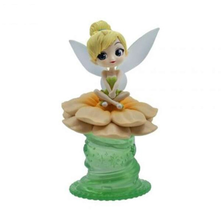 Banpresto Disney Stories QPosket Peter Pan Fée Clochette Ver B - Figurine de Collection - Hauteur 10cm env.