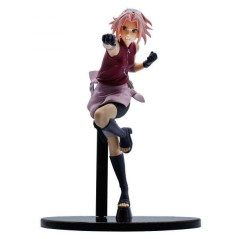 Banpresto Naruto Shippuden Vibration Stars Haruno Sakura - Figurine de collection - Hauteur 16cm env - Fabriqué en PVC et ABS