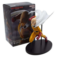 Banpresto One Punch Man Saitama - Figurine de collection - Hauteur 13cm env. - Fabriqué en PVC et ABS