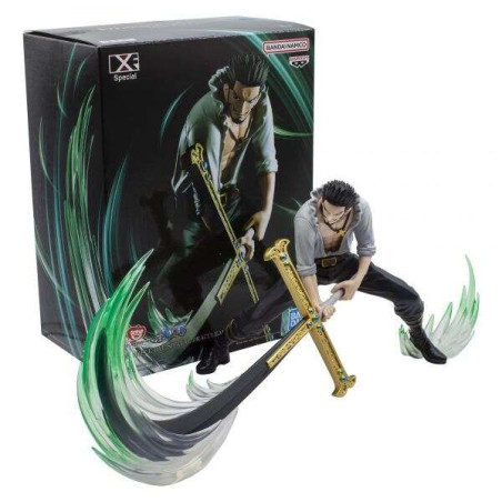 Banpresto One Piece DxF Spécial Mihawk Dracule - Figurine de Collection - Hauteur 12cm env. - Fabriqué en PVC et ABS