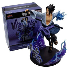 Banpresto Naruto Shippuden Vibration Stars Sasuke Uchiha - Figurine de Collection - Hauteur 20cm env. - Fabriqué en PVC et ABS