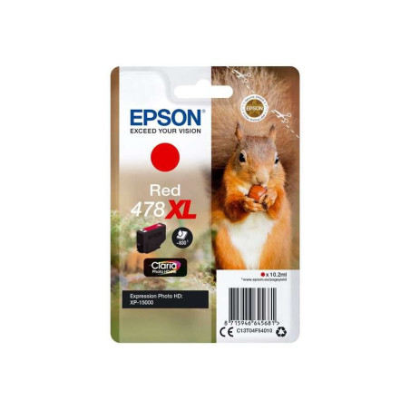 Cartouche d'encre originale Epson 478XL rouge - C13T04F54010