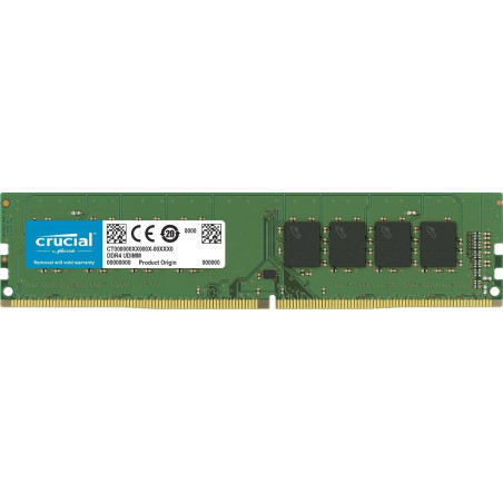 Crucial RAM DIMM DDR4 2400 MHz PC4-19200 8 Go CL17