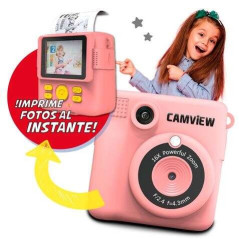 Camview Creative Instant Camera Écran LED 24 - Impression photo instantanée - Filtres et cadres personnalisables