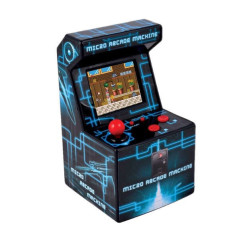 FR-TEC Mini Ital Arcade Machine - Écran TFT 25 - 250 jeux rétro - Alimenté par 3 piles AA - Volume réglable