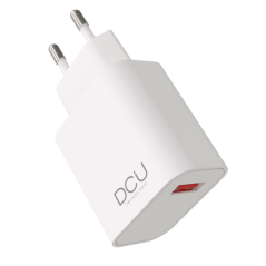 DCU Tecnologic Compact USB Charger 3.0 18W - Charge Rapide - Couleur Blanc