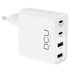DCU Tecnologic Gan USB Type C Chargeur 100W - Charge Rapide - Couleur Blanc