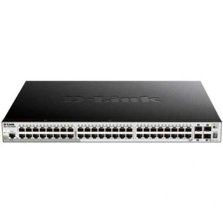Switch intelligent D-Link 48 ports Gigabit 101001000 Mbps - PoE  4 ports SFP