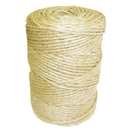 Dohe Bobine de Corde à Colis 400g - Sisal Résistant - Spécial pour tous types d'Applications