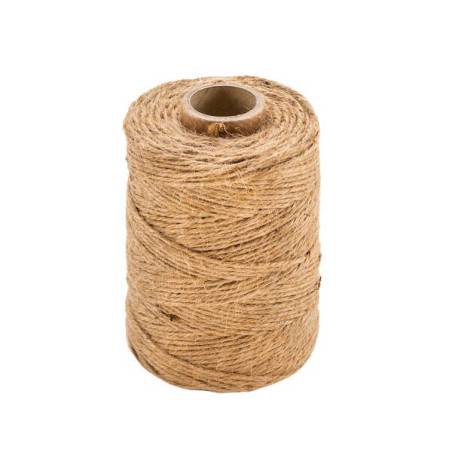 Dohe Bobine de Corde de Jute - 160 Mètres - 3 Extrémités - 200g - Spécial Colis