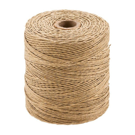 Bobine de Corde à Colis Dohe - 300 Mètres de Lin Naturel - 4 Plis et 400g - Spécial Colis