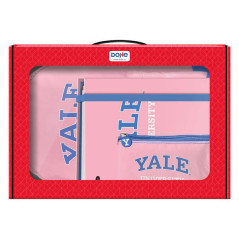 Dohe Yale Pack Sac à dos, dossier et trousse – Porte-documents cadeau 365 x 515 x 105 mm – Dossier A4 de remplacement – ​​Grand