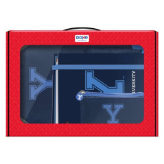 Dohe Yale Pack Sac à dos, dossier et trousse – Porte-documents cadeau 365 x 515 x 105 mm – Dossier A4 de remplacement – ​​Grand