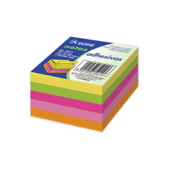 Pack de 6 - Cubes de notes repositionnables Dohe - 75 mm - Cube de 250 feuilles - Papier 75gr - Idéal pour le bureau et lécole