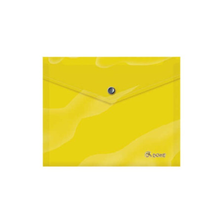 Pack de 8 - Dossier paysage Dohe A5 – Fabriqué en polypropylène 150 microns – Ouverture sur le dessus et fermeture à fermoir