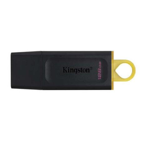 Clé USB Kingston DataTraveler Exodia 128 Go - USB 32 Gen 1 - Avec couvercle - Clip porte-clés - Couleur noire Pendrive