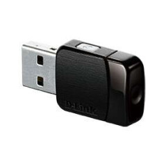 Adaptateur WiFi USB sans fil AC600 de D-Link - Jusqu'à 433 Mbps - MU-MIMO - WPS
