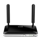 Routeur sans fil WiFi D-Link 4G LTE - Jusqu'à 150 Mbps - 4 ports RJ45 10/100 Mbps - 2 antennes externes - Couleur noir