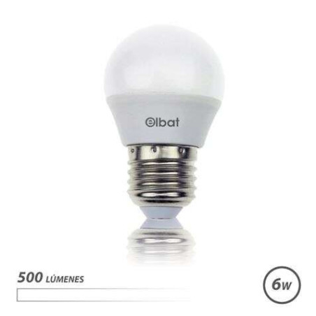 Ampoule LED Elbat G45 - 6W - 500lm - E27 - Lumière Blanche