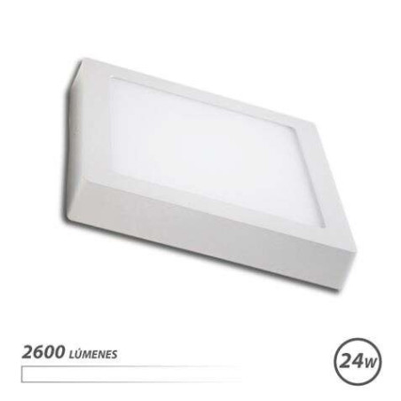 Downlight Mural LED Carré Elbat - 24W - 2600lm - Lumière Blanche