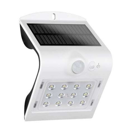 Applique Murale LED Solaire Elbat - 1,5W - 220lm - Double Éclairage - Blanc