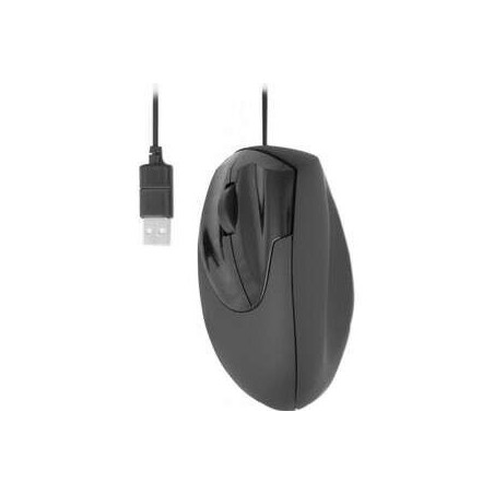 Souris verticale ergonomique Urban Factory Ergo USB 2400 dpi max. pour Gaucher - 3 Boutons - Câble 1,50m - Couleur Noir