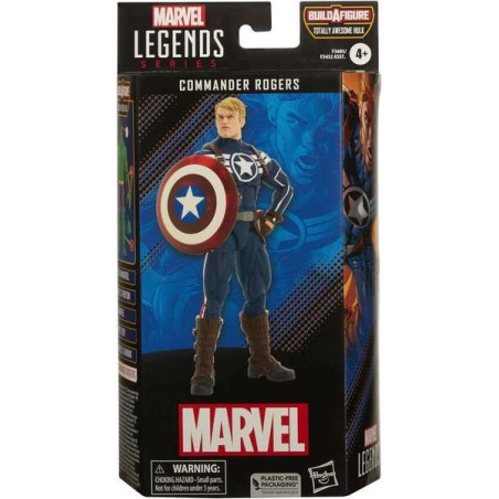 Hasbro Marvel Legens Commander Rogers - Figurine de collection - Hauteur 15cm env