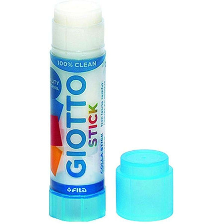 Pack de 30 - Giotto Stick Petit bâton de colle – Capacité 10 g – Sans solvant – Séchage rapide – Convient pour un usage scolaire
