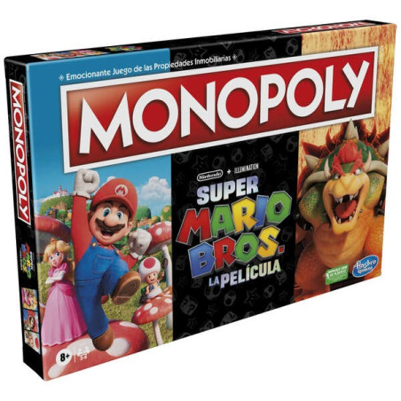 Monopoly Super Mario Bros. The Movie Jeu de société - Thème Achat/Vente/Jeux Vidéo - De 2 à 6 Joueurs - A partir de 8 ans
