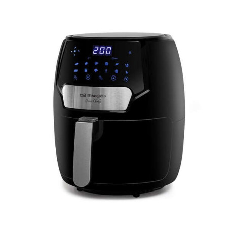 Friteuse saine sans huile Orbegozo FDR 65 - Capacité 4L - Puissance 1300-1500W - 12 programmes prédéfinis - Écran tactile LED