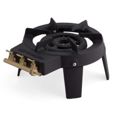 Cuisinière à Gaz Orbegozo FO 6400 Résistante et Efficace - Puissance 7 000 W - Fonte - Double Brûleur - Sûre et Pratique