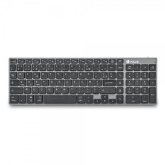 Clavier multi-appareils Bluetooth USB sans fil NGS Fortune-BT - Disposition française - Silencieux - Touches de type X